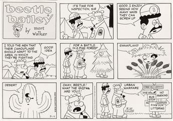 (CARTOONS / MILITARY.) MORT WALKER and GREG WALKER. Beetle Bailey.